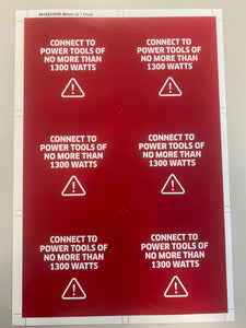 WD Power To Off Stickers