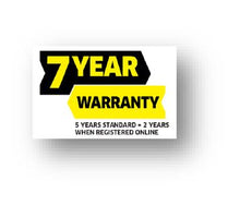 Load image into Gallery viewer, 7 year warranty sticker for water blasters
