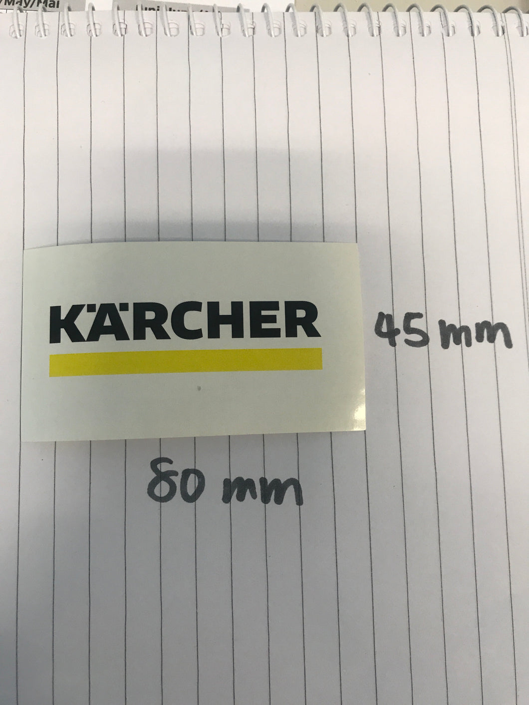 Kärcher Logo Stickers only